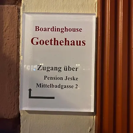 Boardinghouse Goethehaus Appartamento Heidelberg